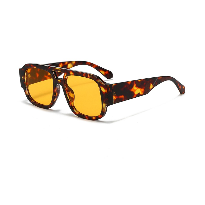 Lunettes de repos verres Jaunes/leopard
